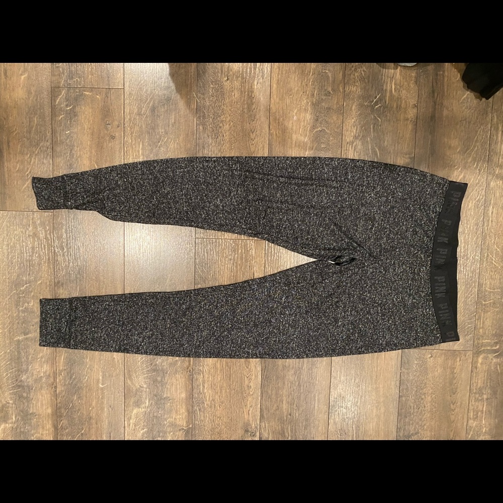 Pink brand sweatpants. Black size small